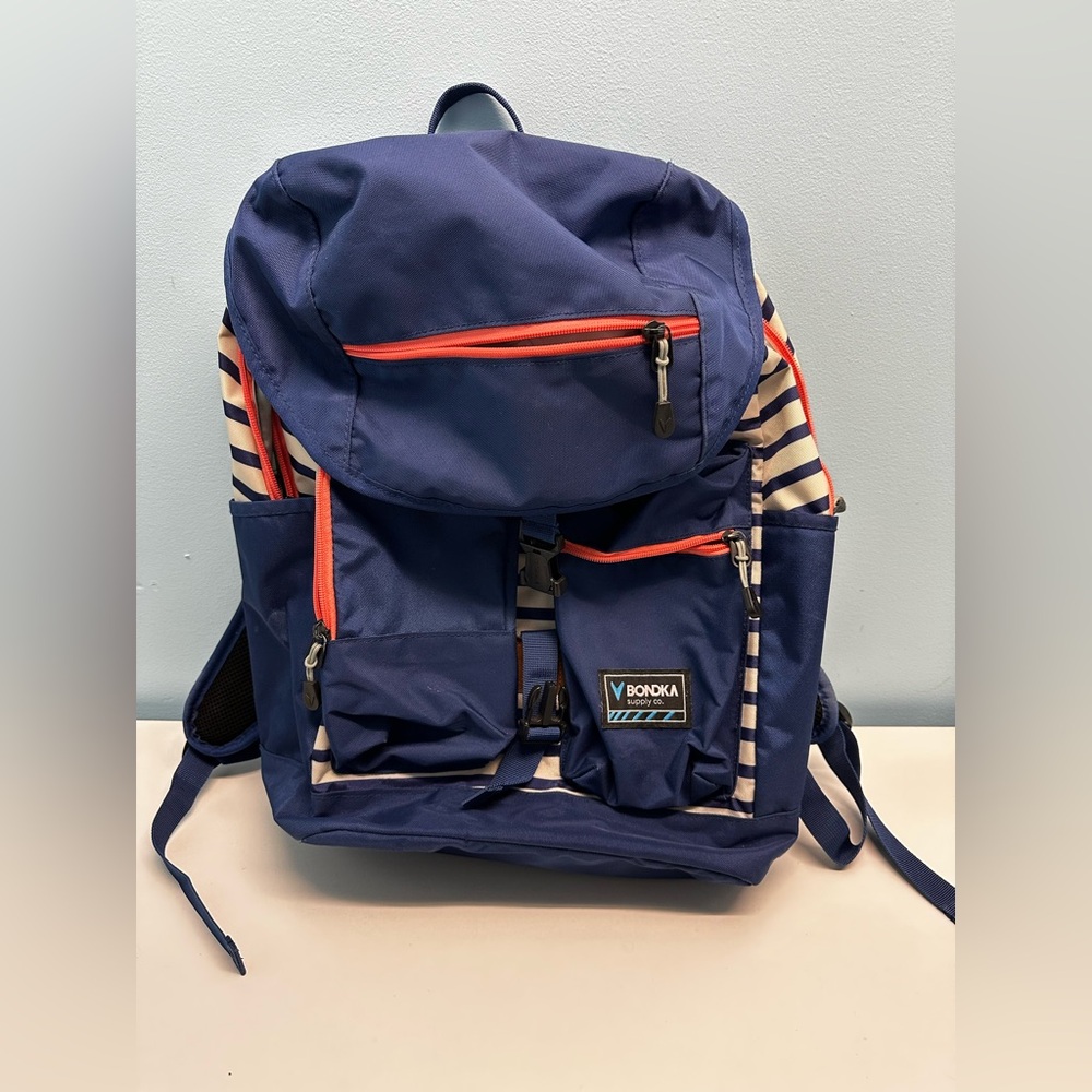 Men’s Women’s Bondka Supply Co Over The Shoulder School Multi Colored Backback